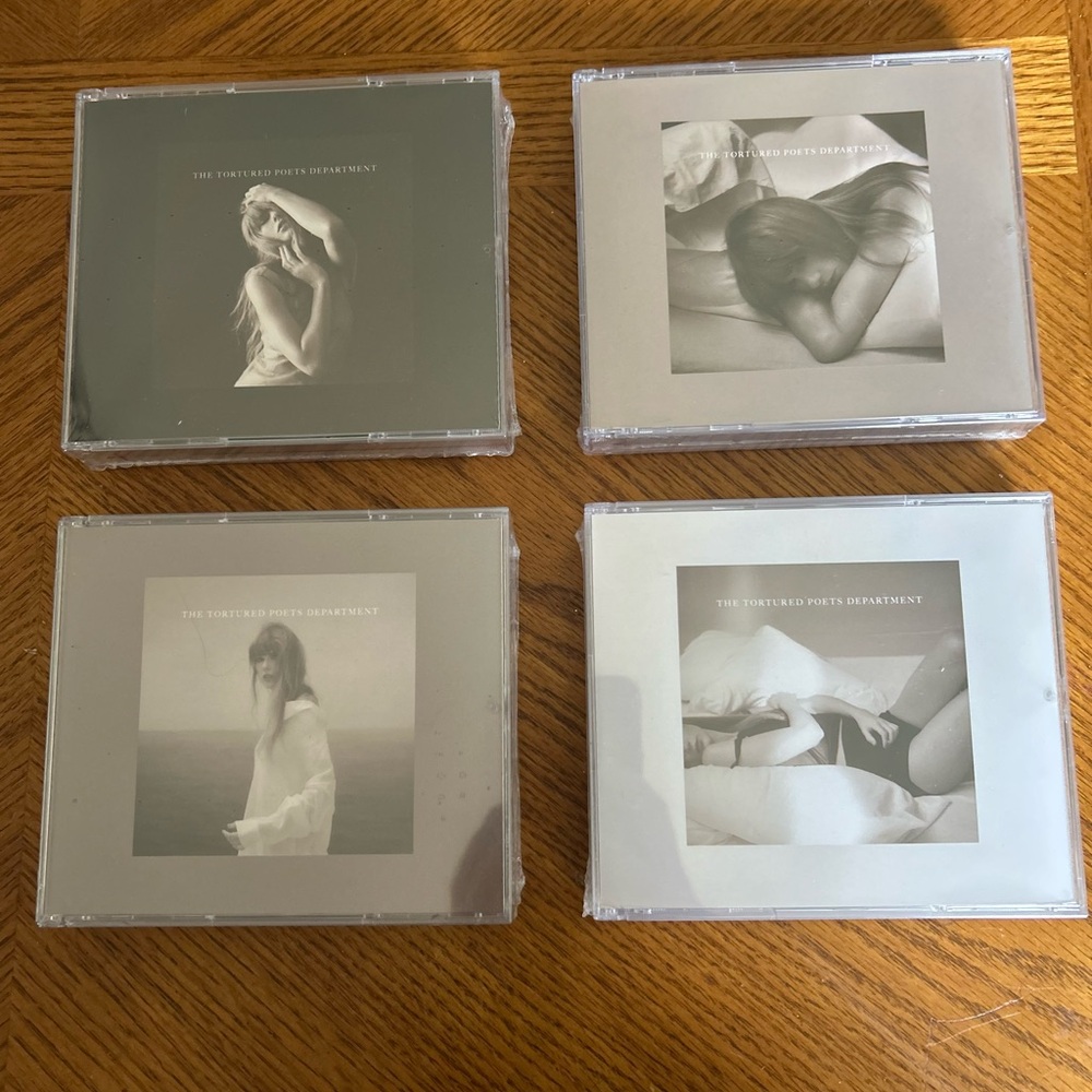Taylor Swift The Tortured Poets Department Collection Deluxe CDs - Gray